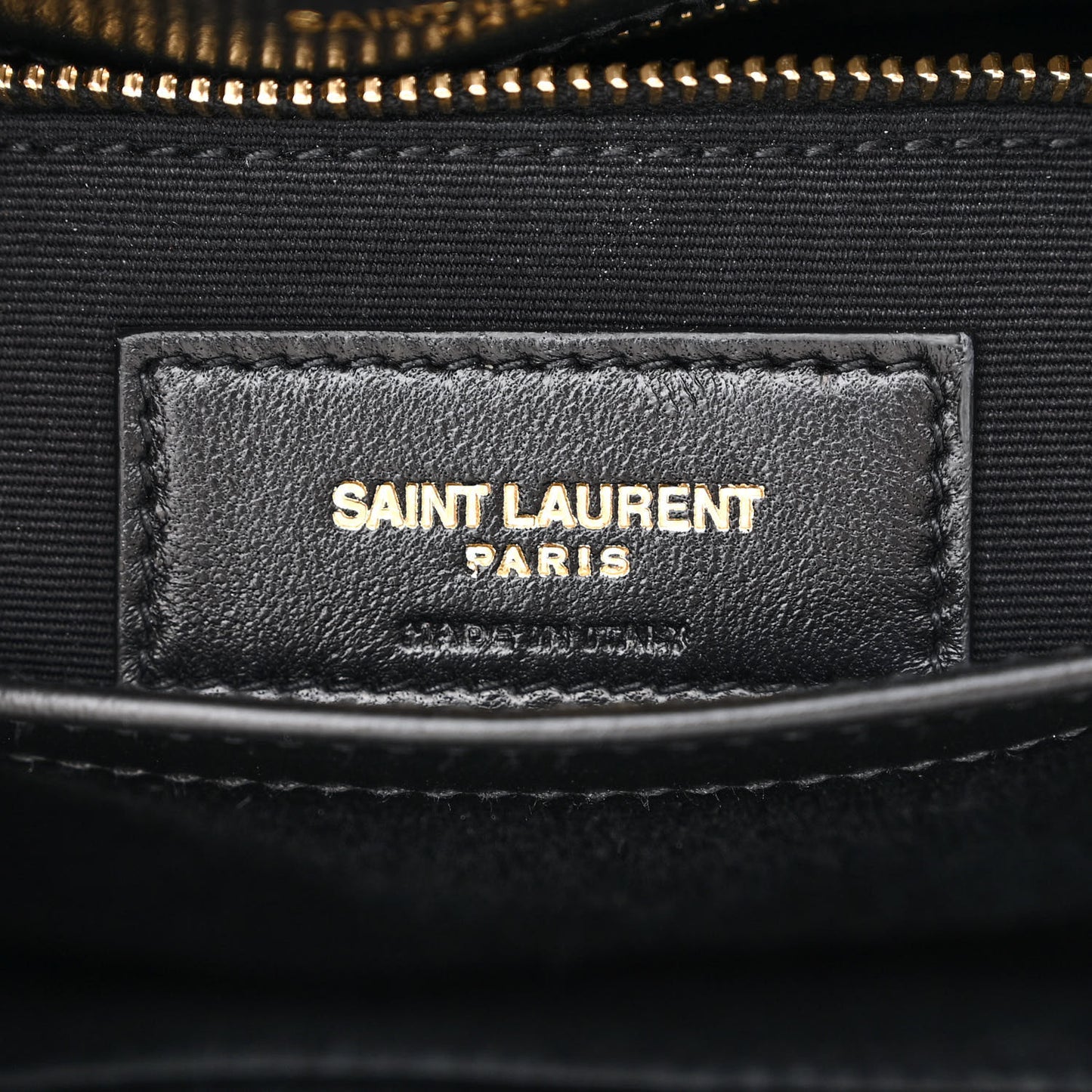 Calfskin Y Quilted Monogram Toy Loulou Crossbody Bag Black