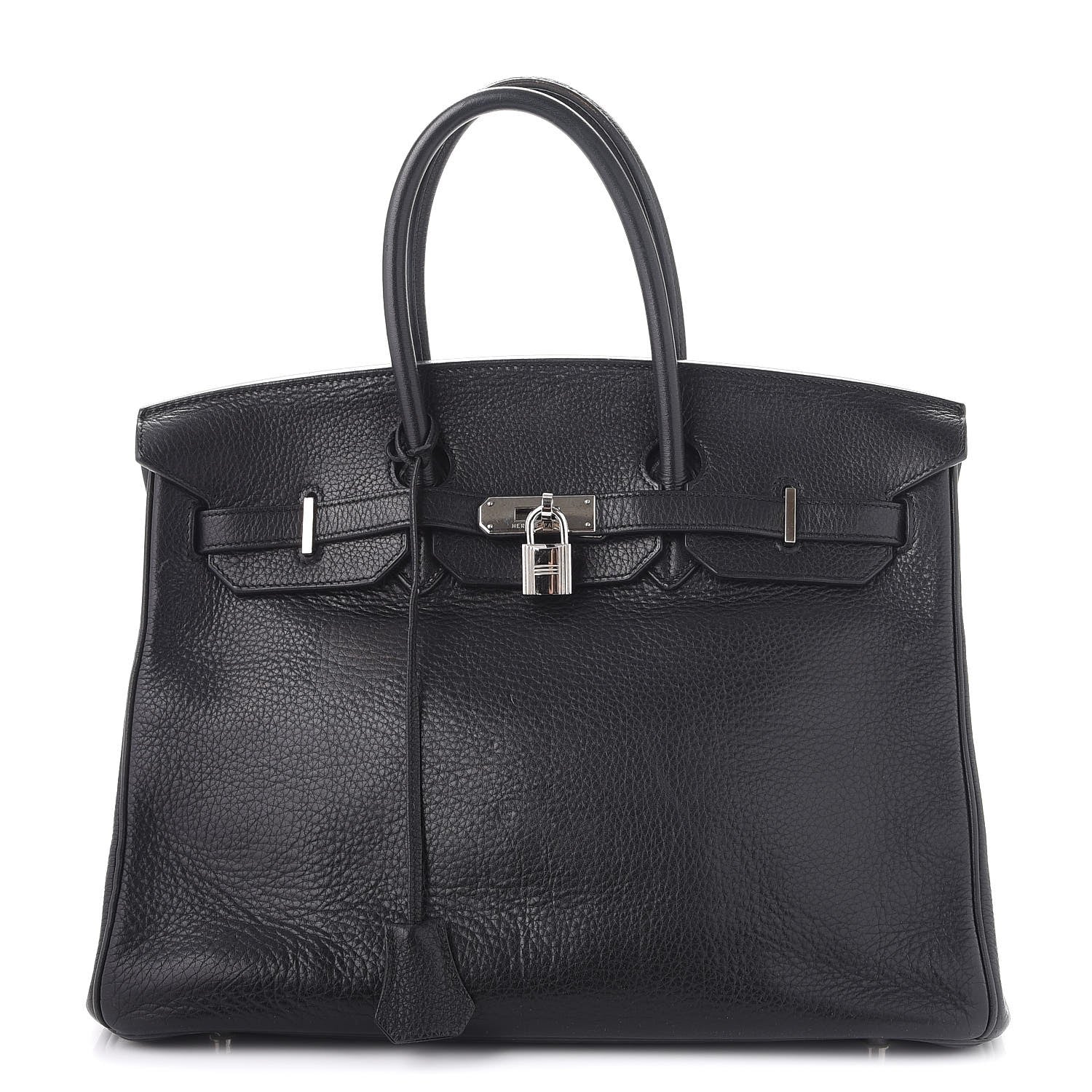 Hermes Taurillon Clemence Birkin 35 Black 1 of 44