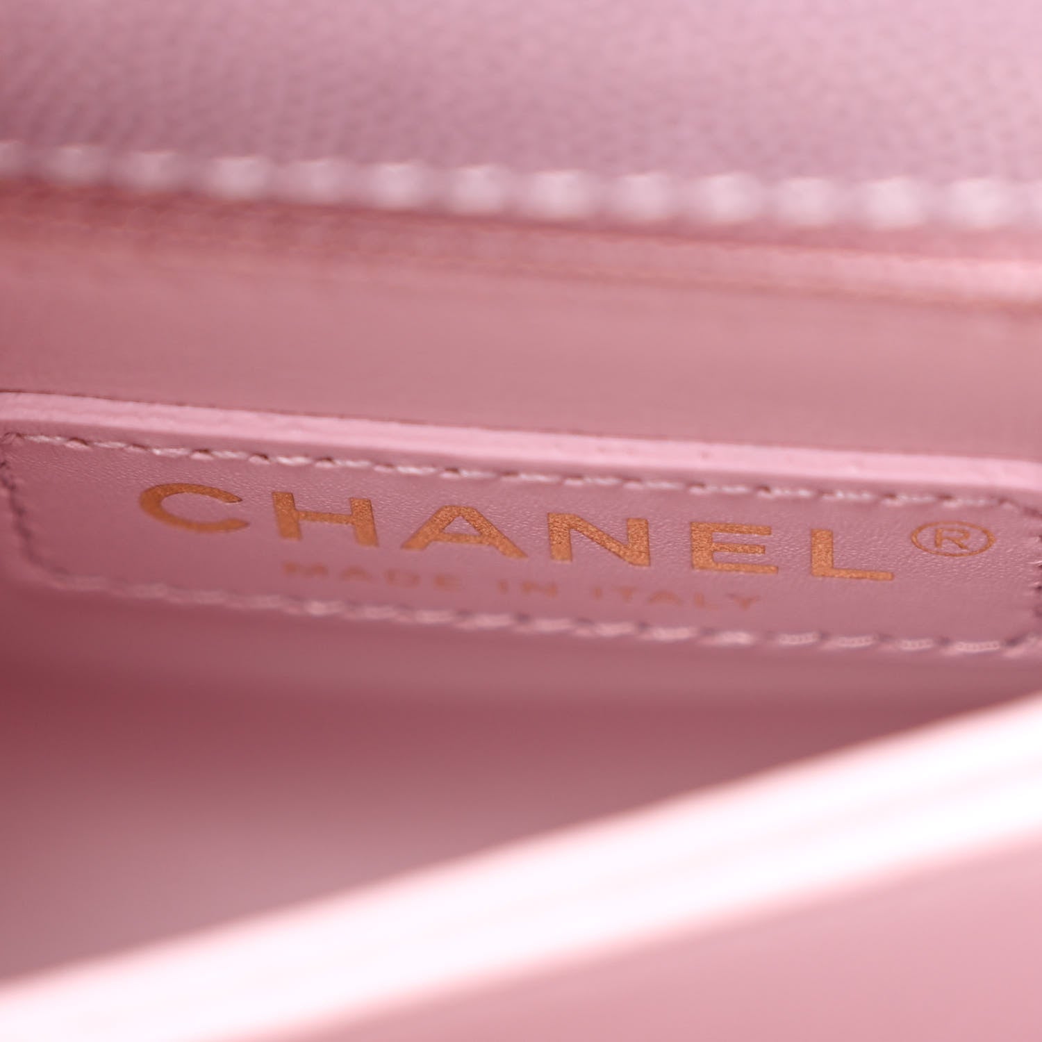 Chanel Metallic Caviar Quilted Extra Mini Coco Handle Flap Light Pink 6 of 12
