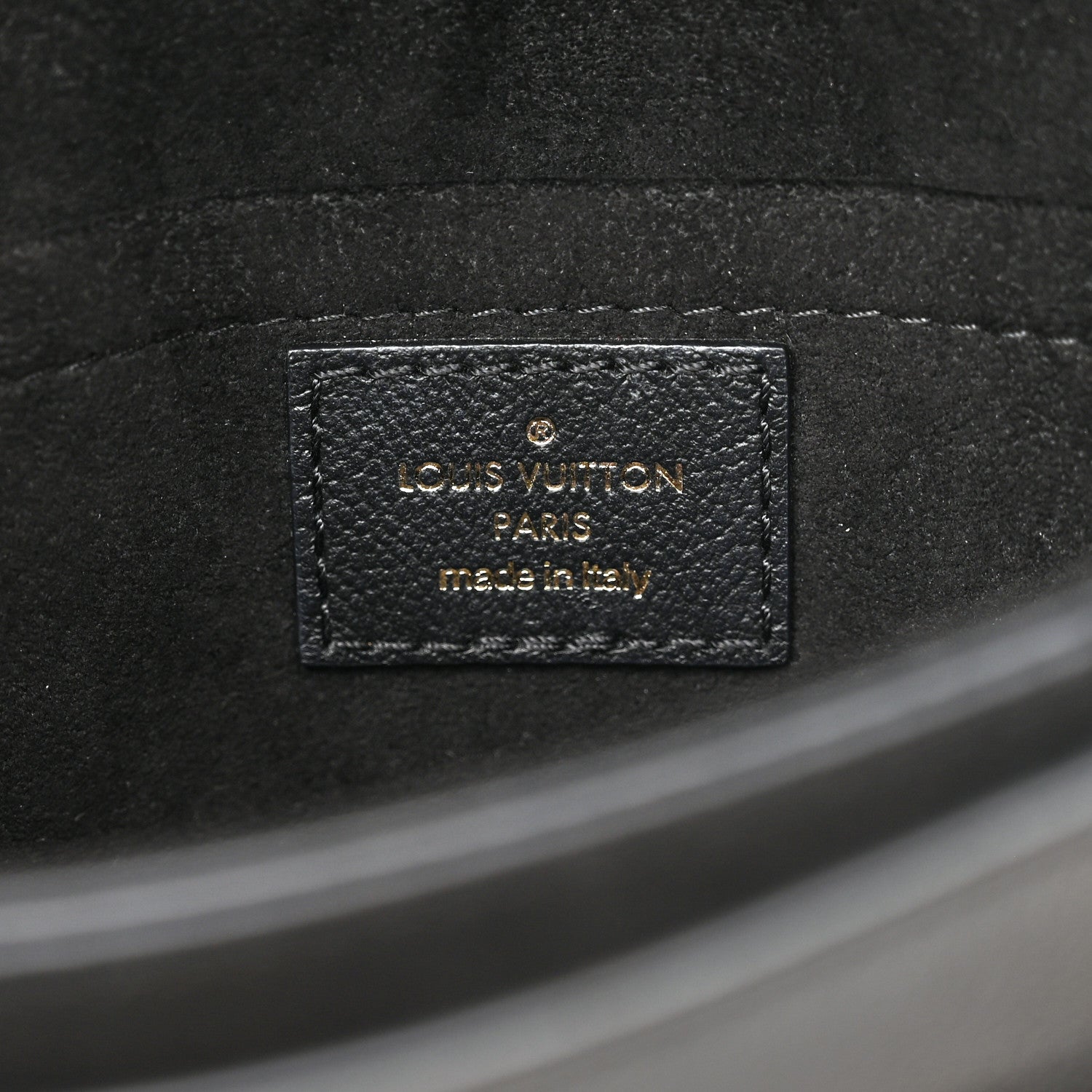 Louis Vuitton Calfskin Monogram Very Messenger Black 6 of 12