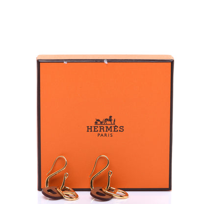 Hermes Swift O'Maillon Earrings Gold 9 of 9