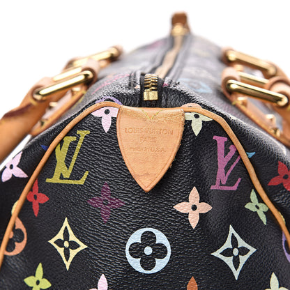Louis Vuitton Monogram Multicolor Speedy 30 Black 9 of 20