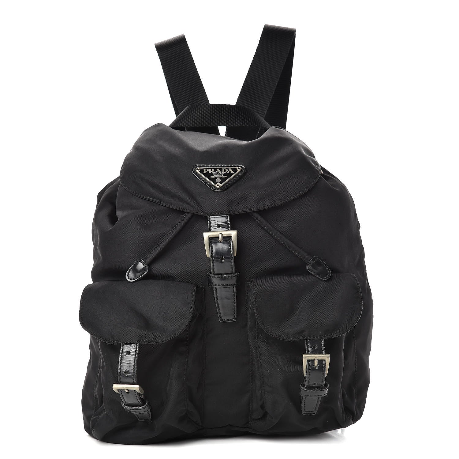 Prada Tessuto Nylon Vela Small Backpack Black 1 of 9