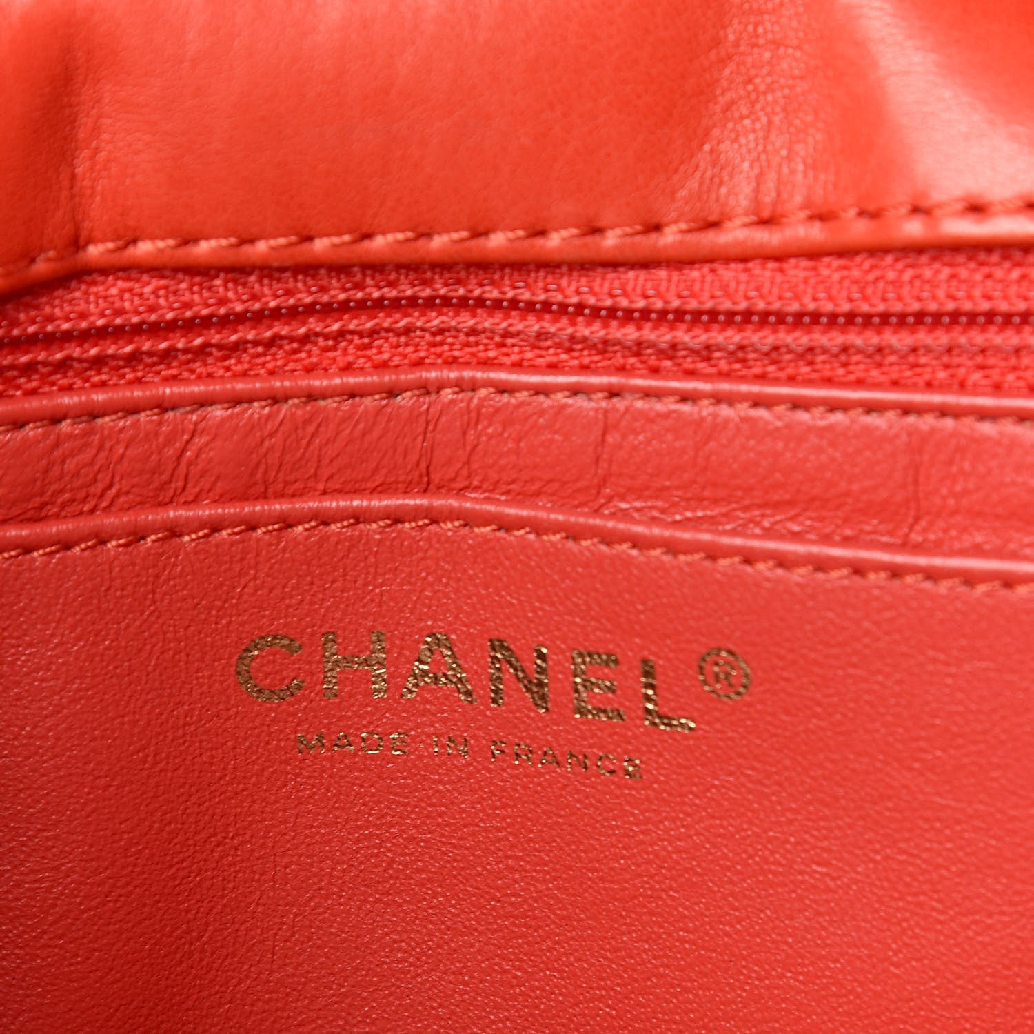 Chanel Lambskin Quilted XL Maxi Single Flap Red 6 of 16