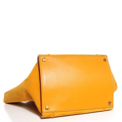 Celine Suede Medium Phantom Luggage Amber 3 of 8