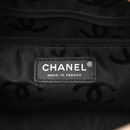 Chanel Calfskin Quilted Large Cambon Bowler Beige Black 6 of 10