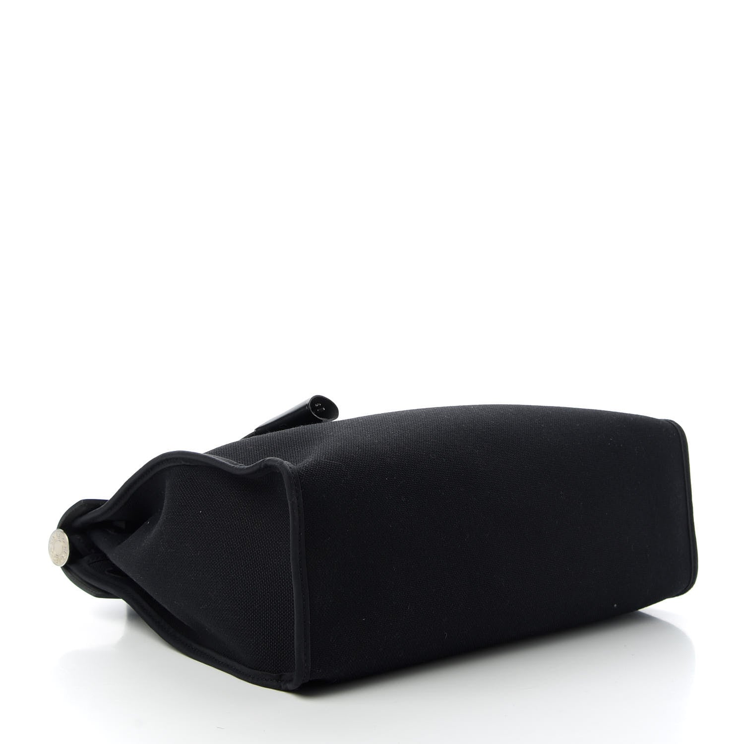 Hermes Military Toile Vache Hunter Herbag Zip PM 31 Black 4 of 10