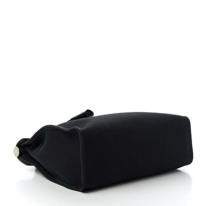 Hermes Military Toile Vache Hunter Herbag Zip PM 31 Black 4 of 10