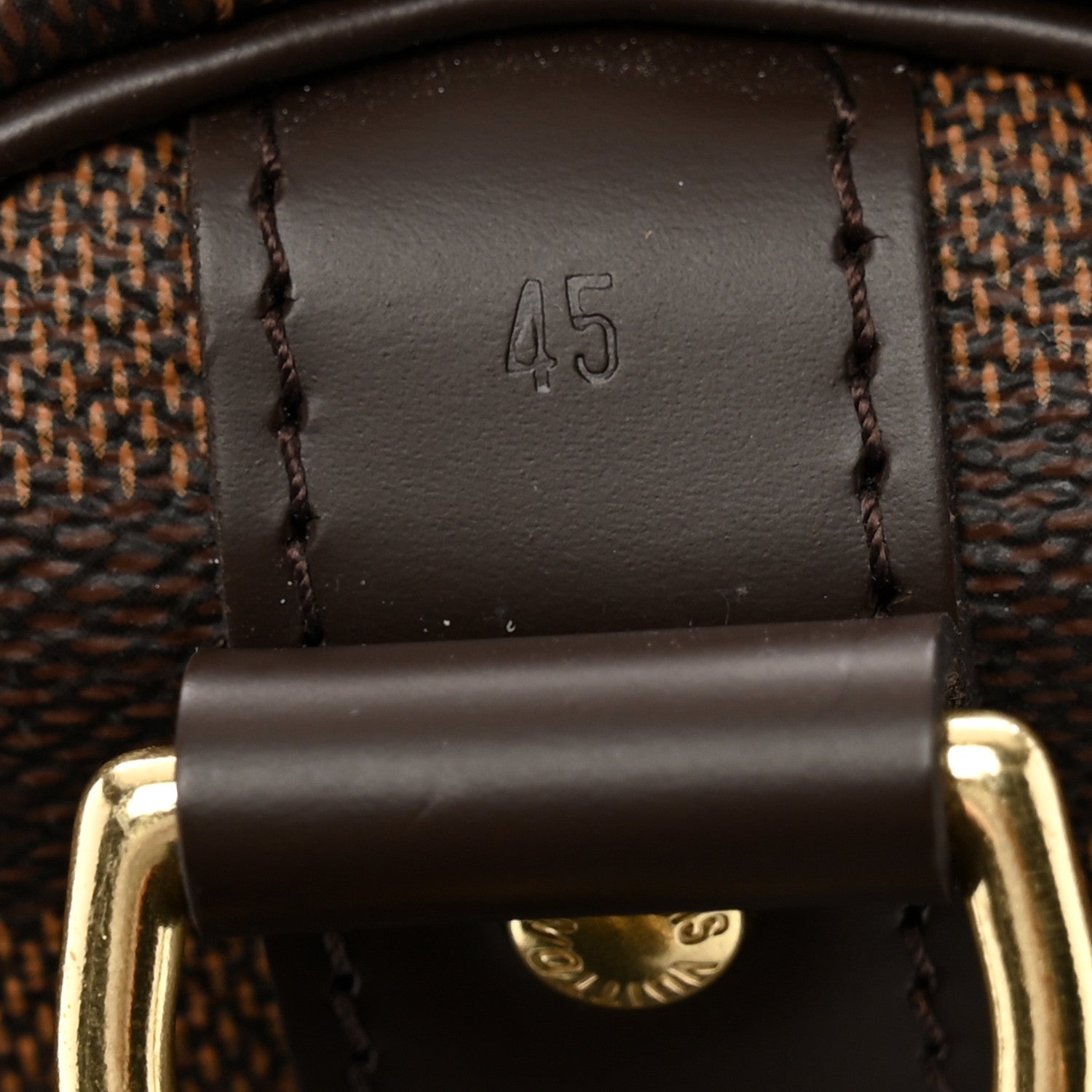 Louis Vuitton Damier Ebene Keepall Bandouliere 45 7 of 10