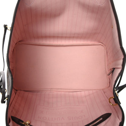 Louis Vuitton Damier Ebene Neo Neverfull MM Rose Ballerine 5 of 9