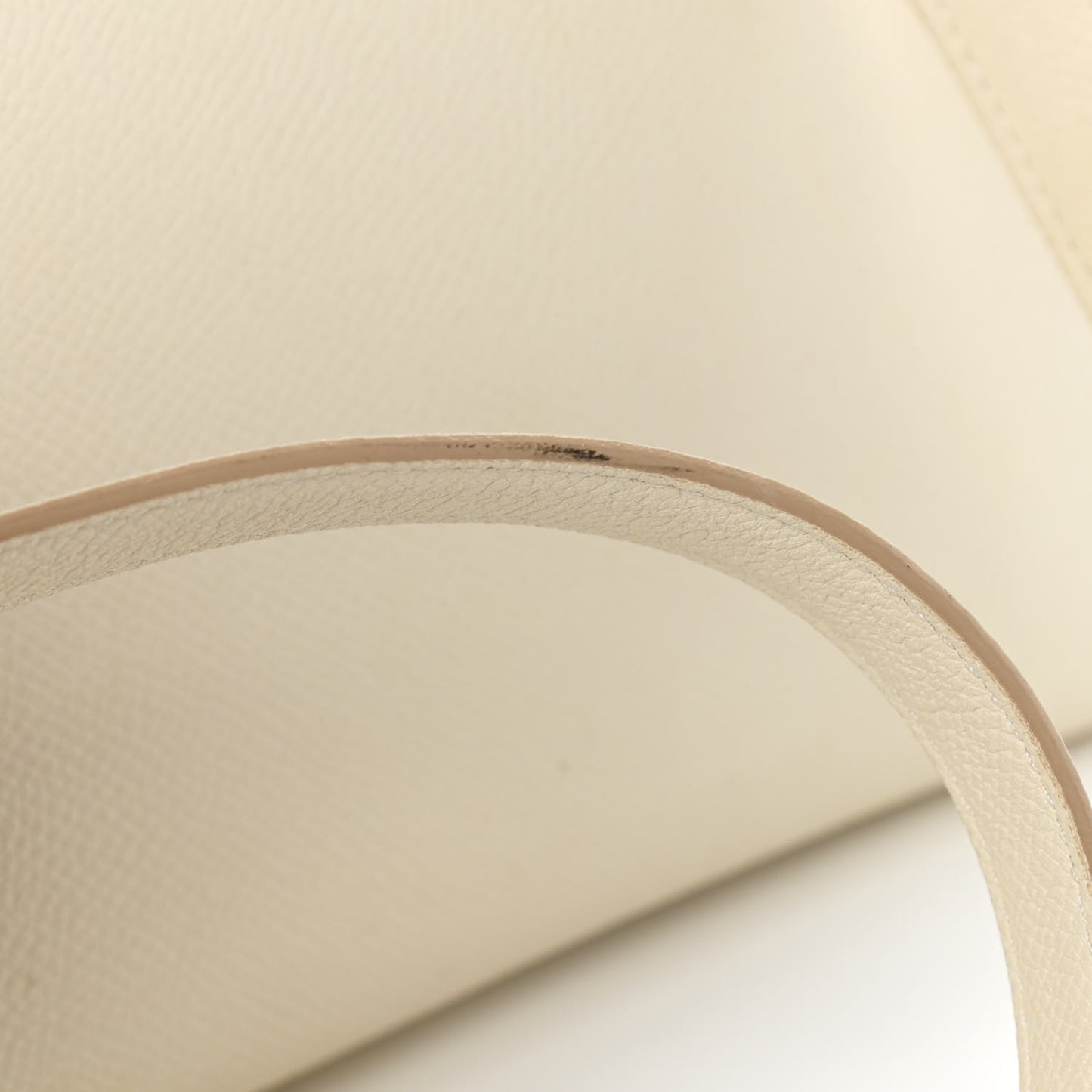 Grained Calfskin Micro Belt Bag Linen