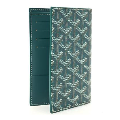 Goyard Goyardine Grenelle Passport Wallet Green 3 of 8