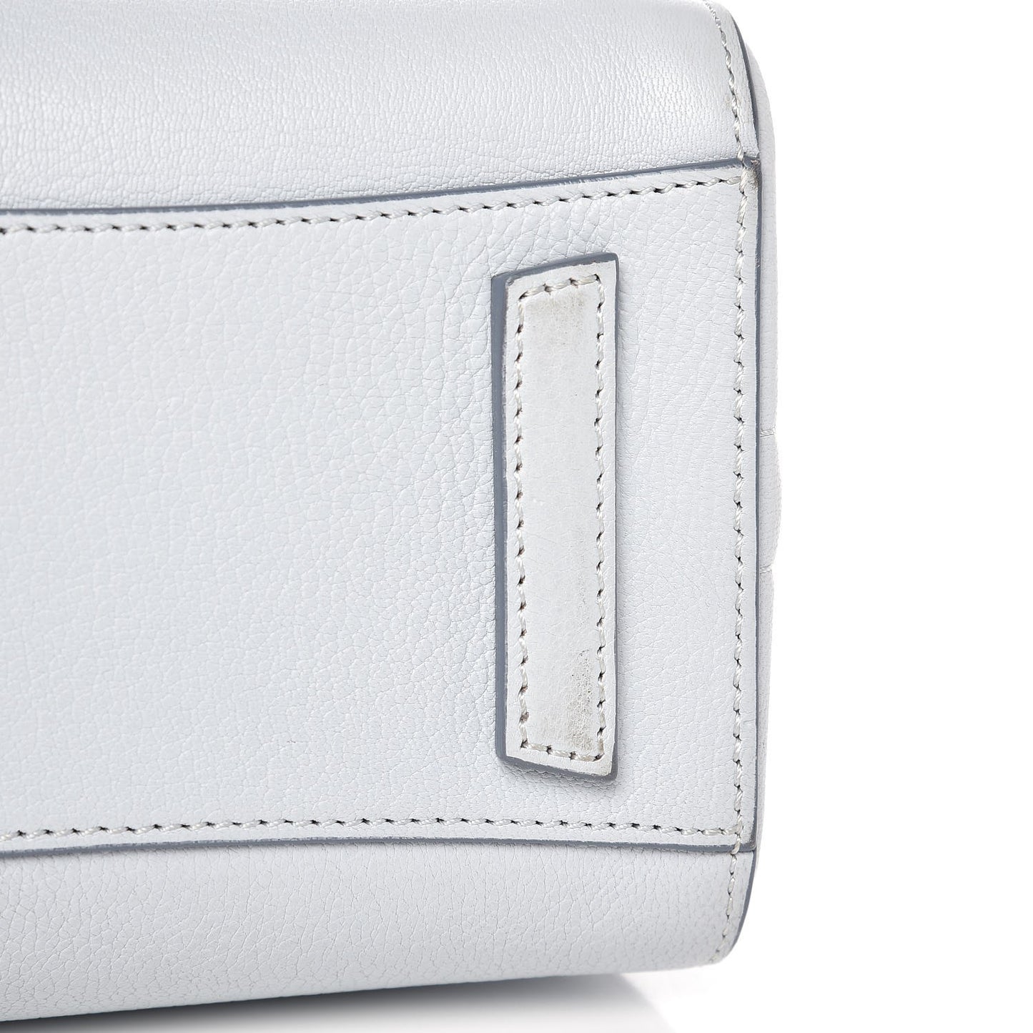 Sugar Goatskin Mini Antigona Baby Blue
