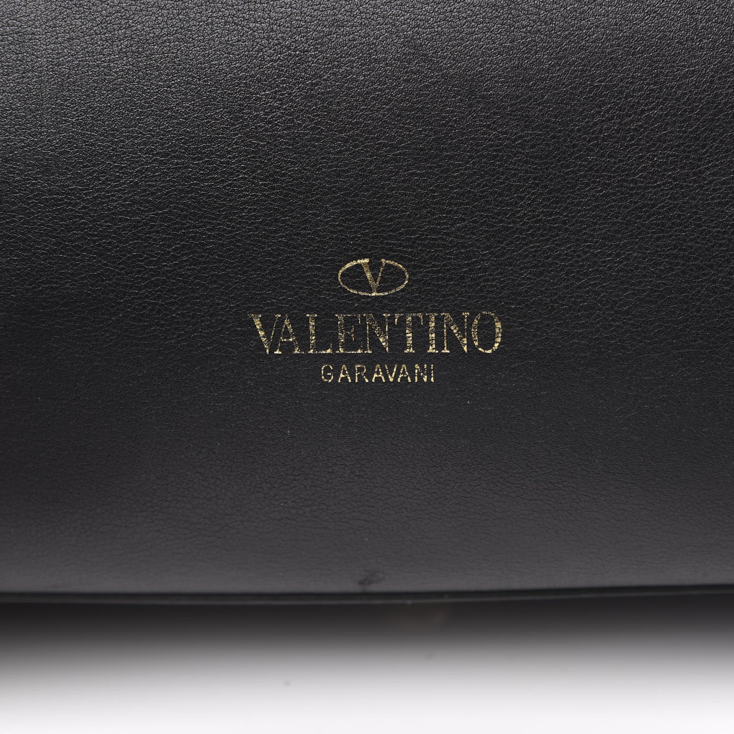 Vitello Rockstud Dome Shopper Black