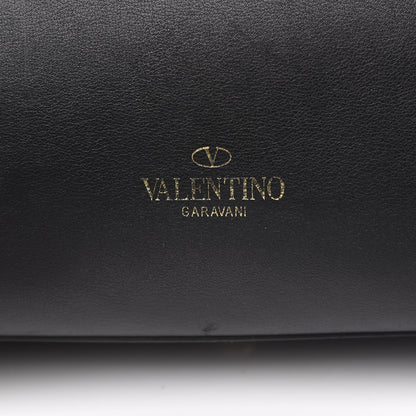 Valentino Garavani Vitello Rockstud Dome Shopper Black 12 of 16