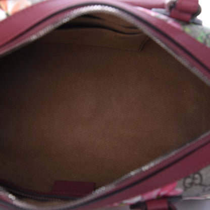 Gucci GG Supreme Monogram Blooms Small Boston Beige Multicolor Dry Rose 4 of 8