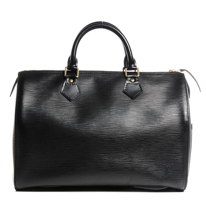 Louis Vuitton Epi Speedy 30 Black 1 of 7