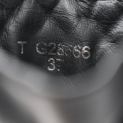 Chanel Calfskin Quilted Biker Boots 37 Black 8 of 11