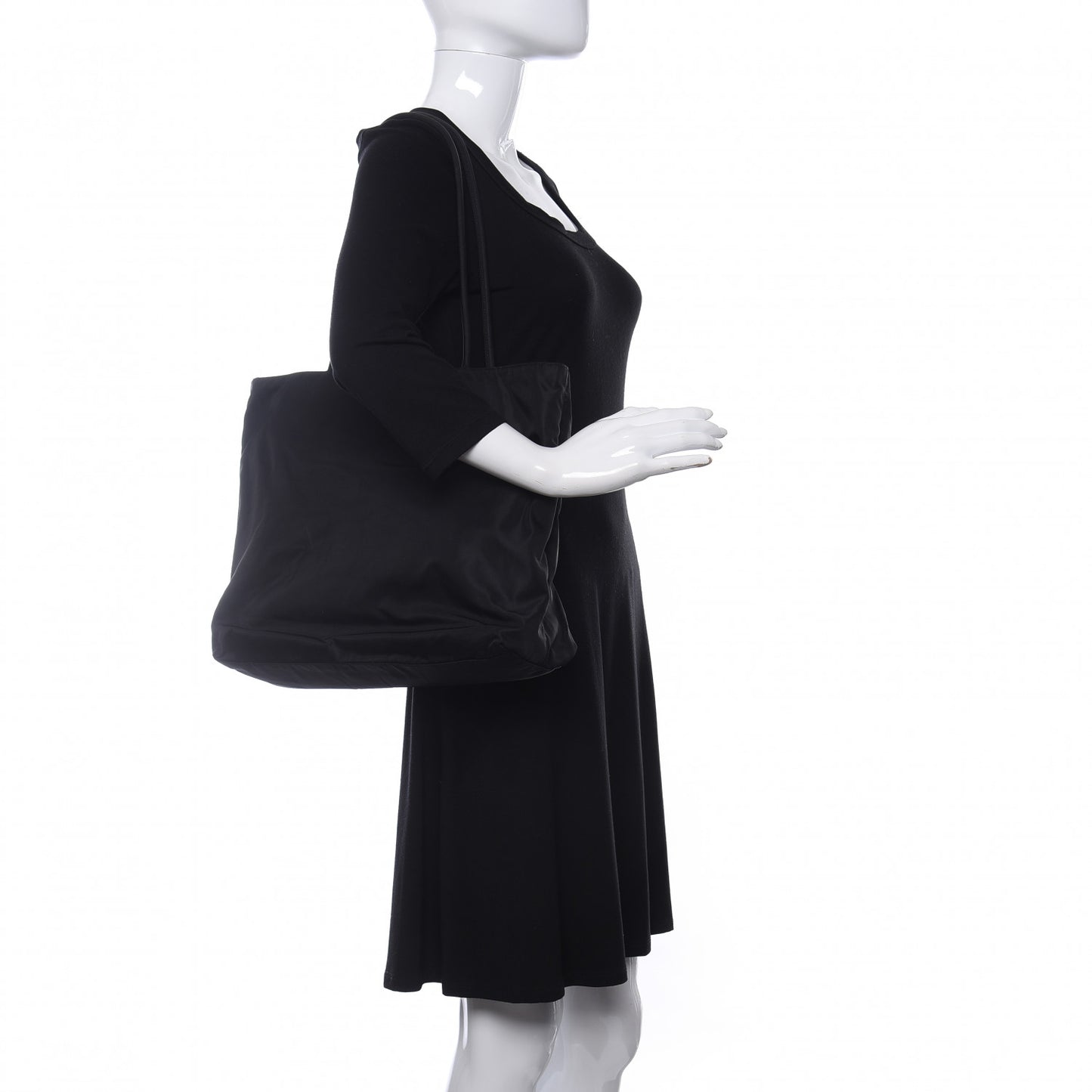 Tessuto Nylon Tote Black