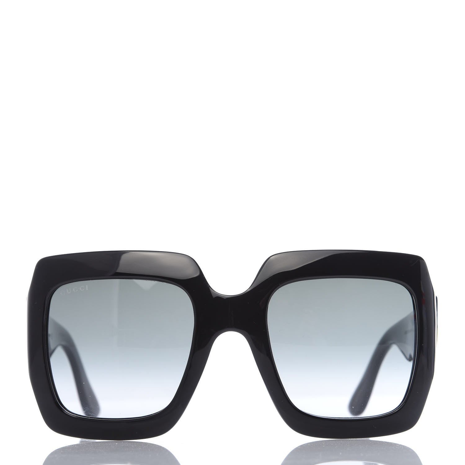 Gucci Acetate Square Frame Sunglasses GG0053S Black 2 of 8