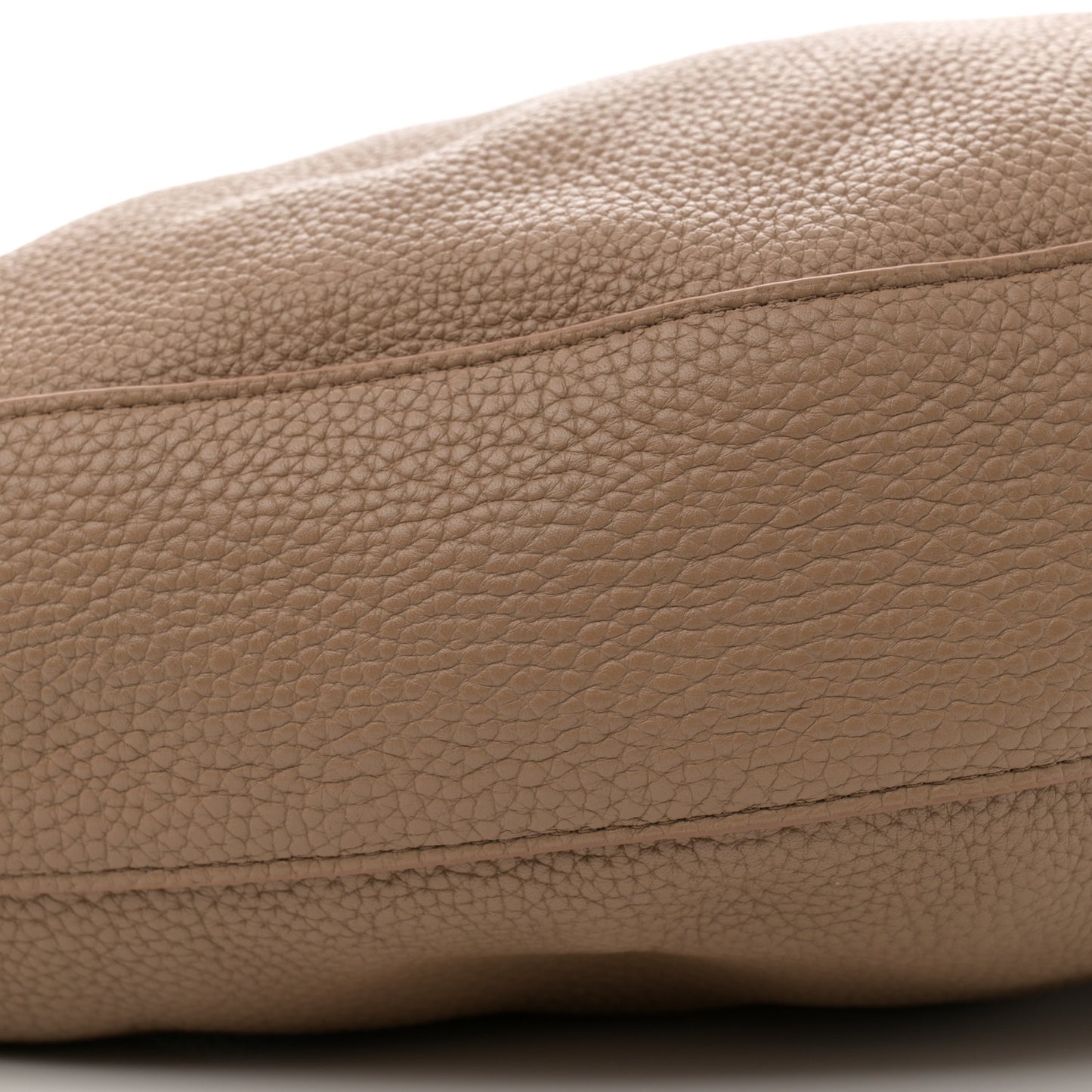 Pebbled Calfskin Augustina Hobo Hazelnut