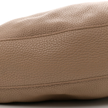 Khaite Pebbled Calfskin Augustina Hobo Hazelnut 9 of 10