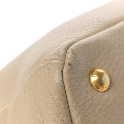Prada Vitello Daino Tote Sabbia 10 of 14