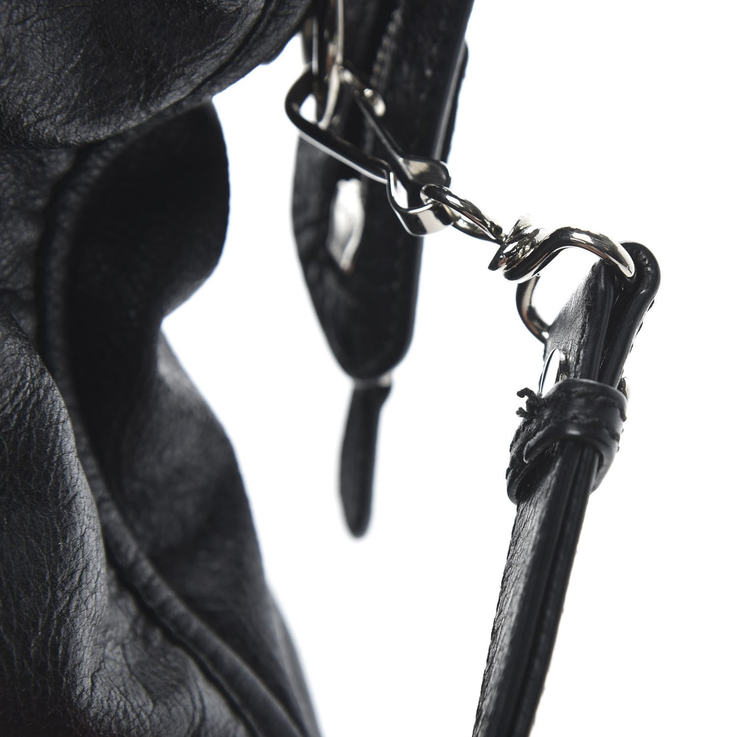 Agneau Giant 12 Silver Hardware City Black