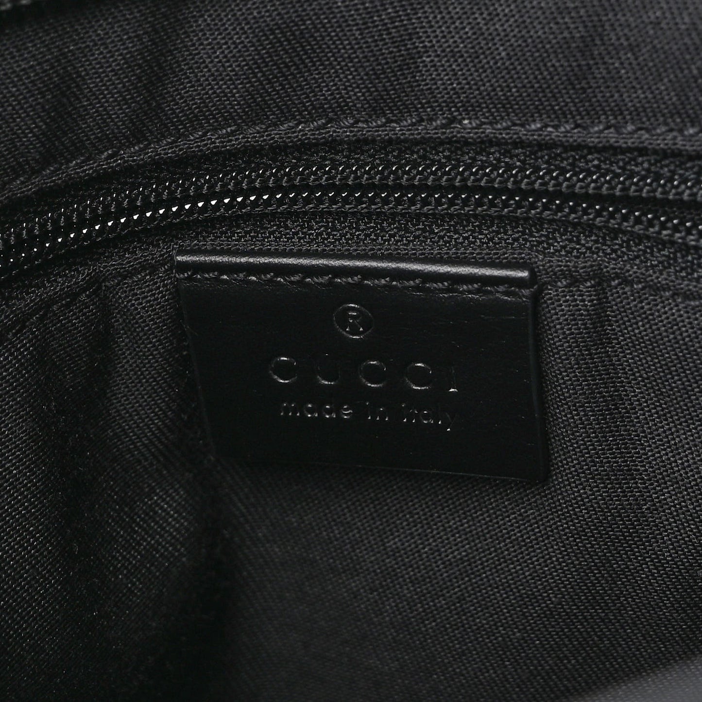 GG Monogram Web Flat Messenger Bag Black