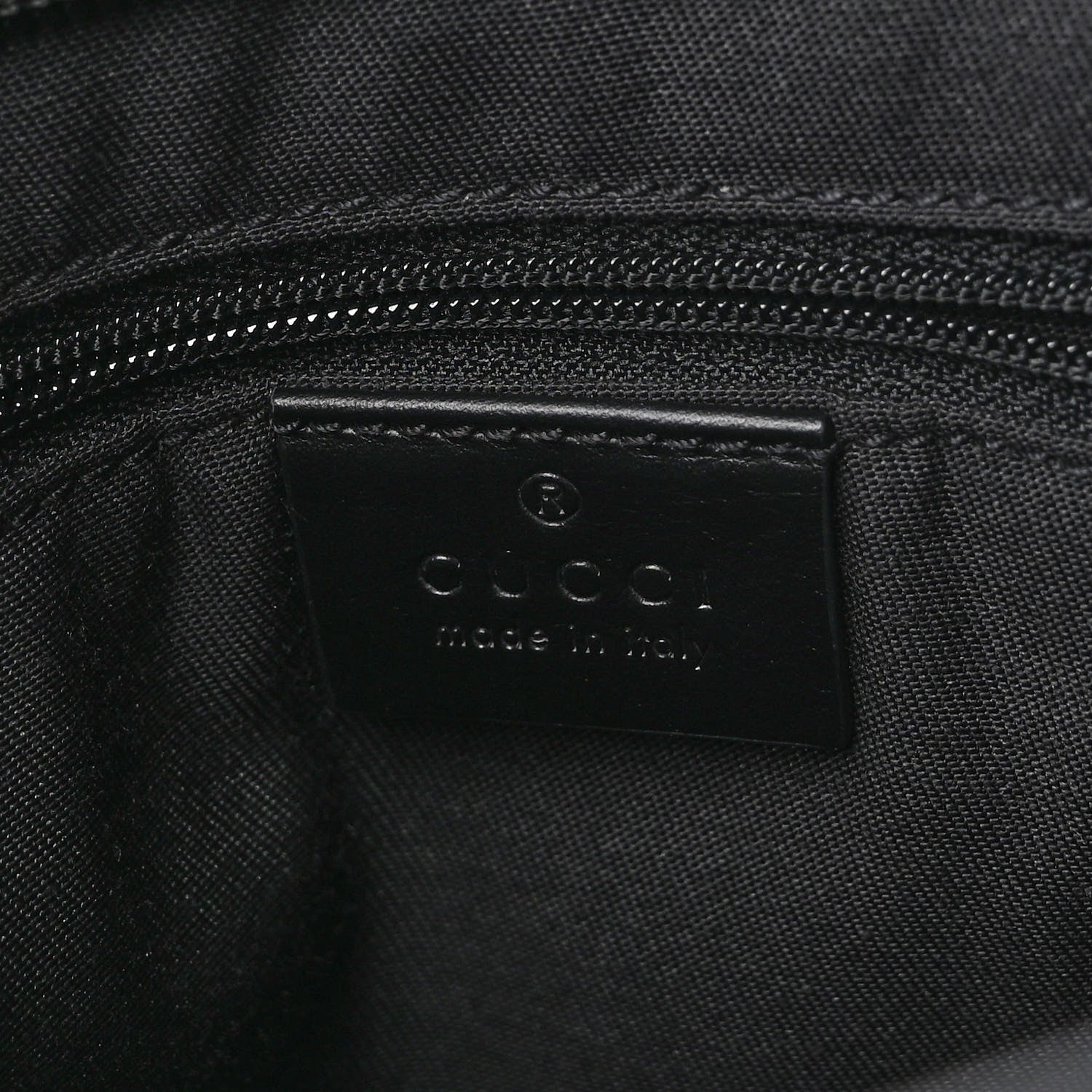 Gucci GG Monogram Web Flat Messenger Bag Black 6 of 9