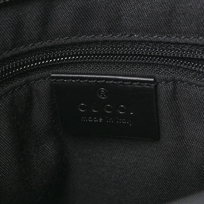 Gucci GG Monogram Web Flat Messenger Bag Black 6 of 9