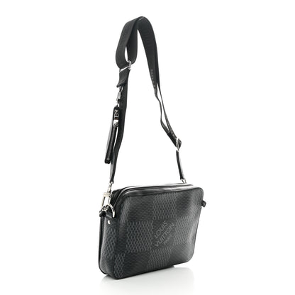 Louis Vuitton Damier Graphite 3D Trio Messenger 3 of 14