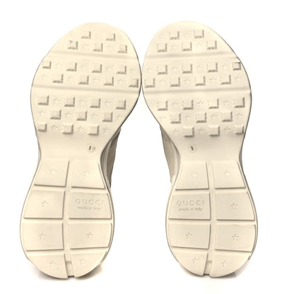 Gucci Soft Calfskin Mens Rhyton Sneakers 9 Ivory 6 of 10