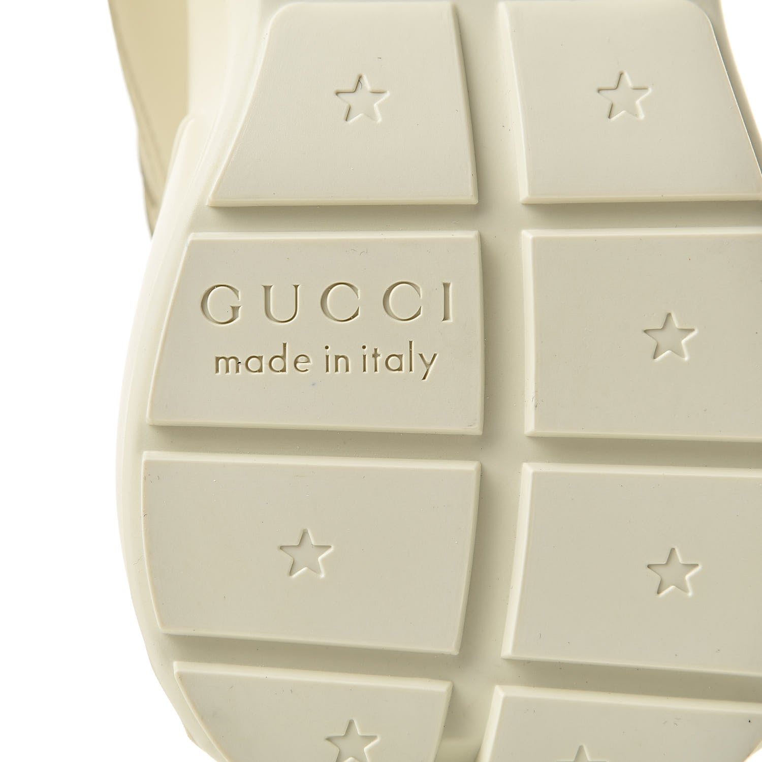 Gucci Calfskin Logo Womens Rhyton Sneakers 35 Ivory 6 of 8