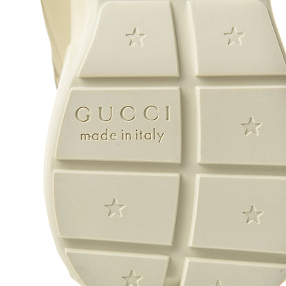 Gucci Calfskin Logo Womens Rhyton Sneakers 35 Ivory 6 of 8
