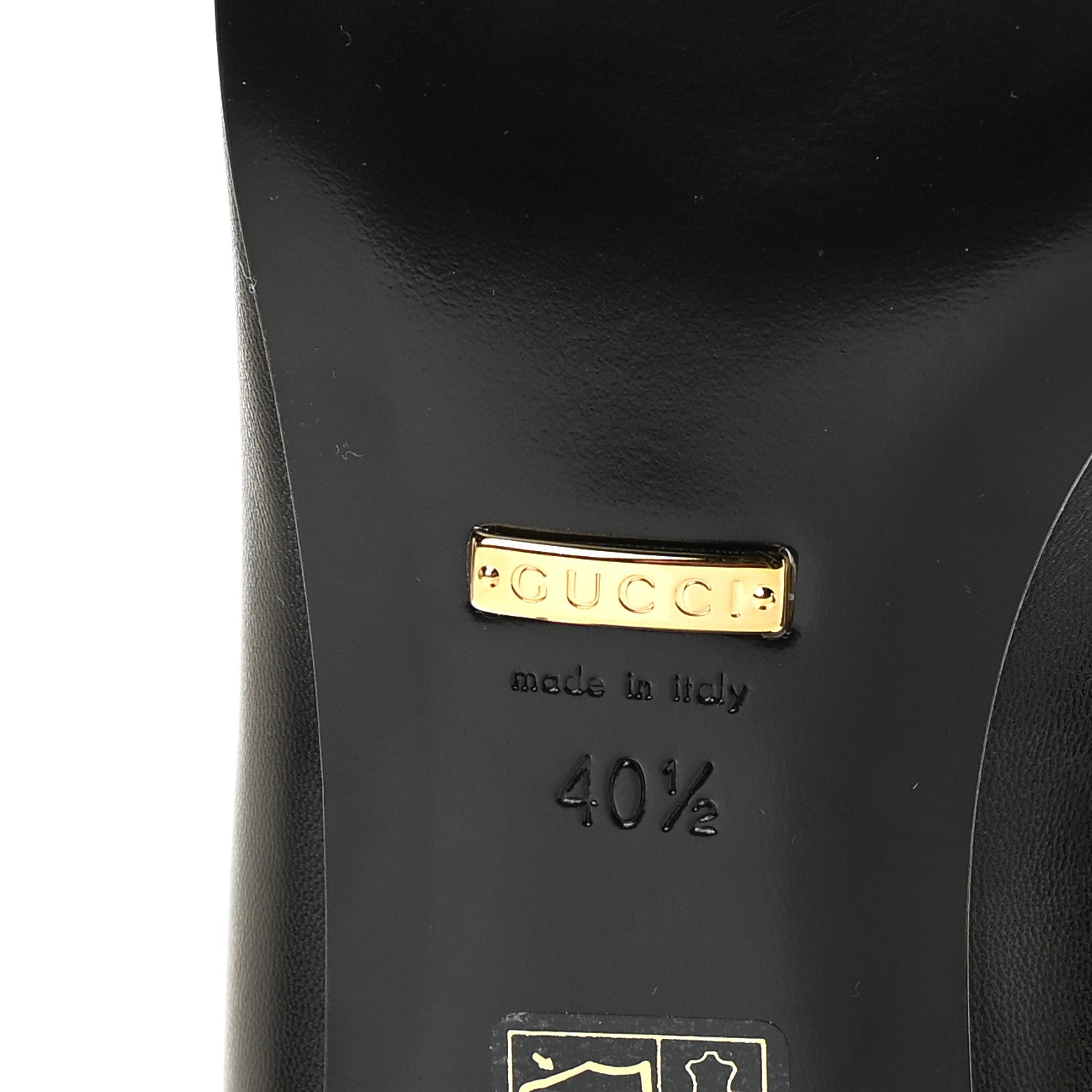 Gucci Malaga Kid Horsebit Ballet 25mm Flats 41 Black 12 of 14