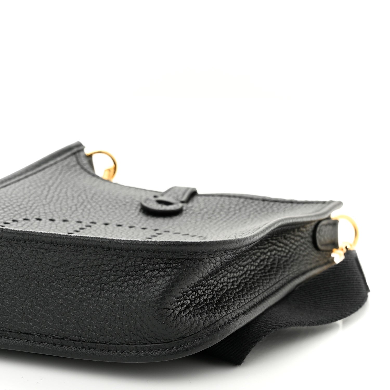 Hermes Taurillon Clemence Evelyne TPM Black 10 of 11