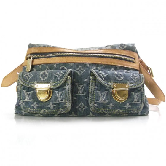 Louis Vuitton Denim Baggy PM Long Strap 1 of 10
