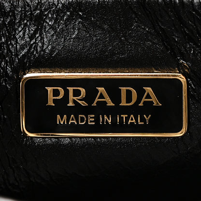 Prada Soft Lux Calfskin Mini Bonnie Black 6 of 9