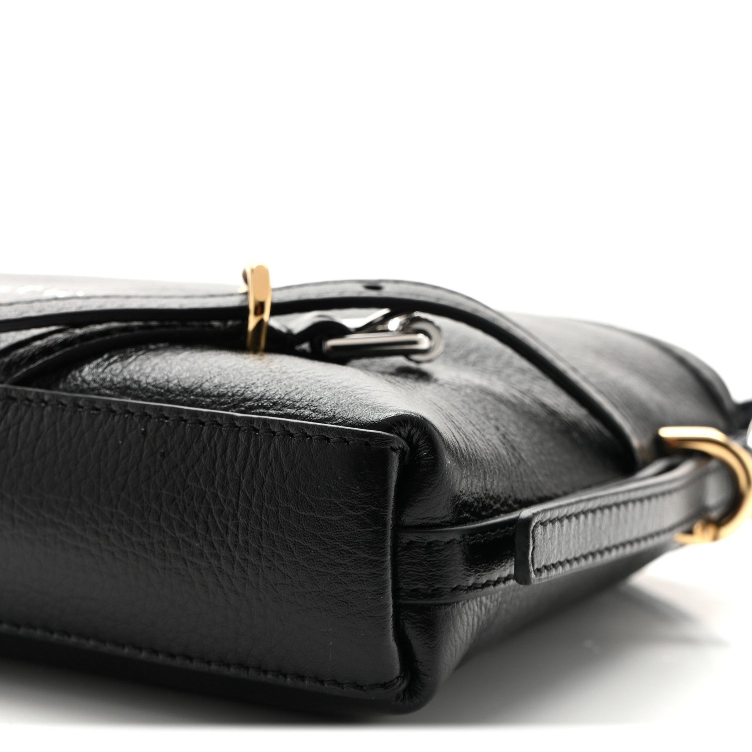 Givenchy Tumbled Calfskin Nano Voyou Bag Black 10 of 10