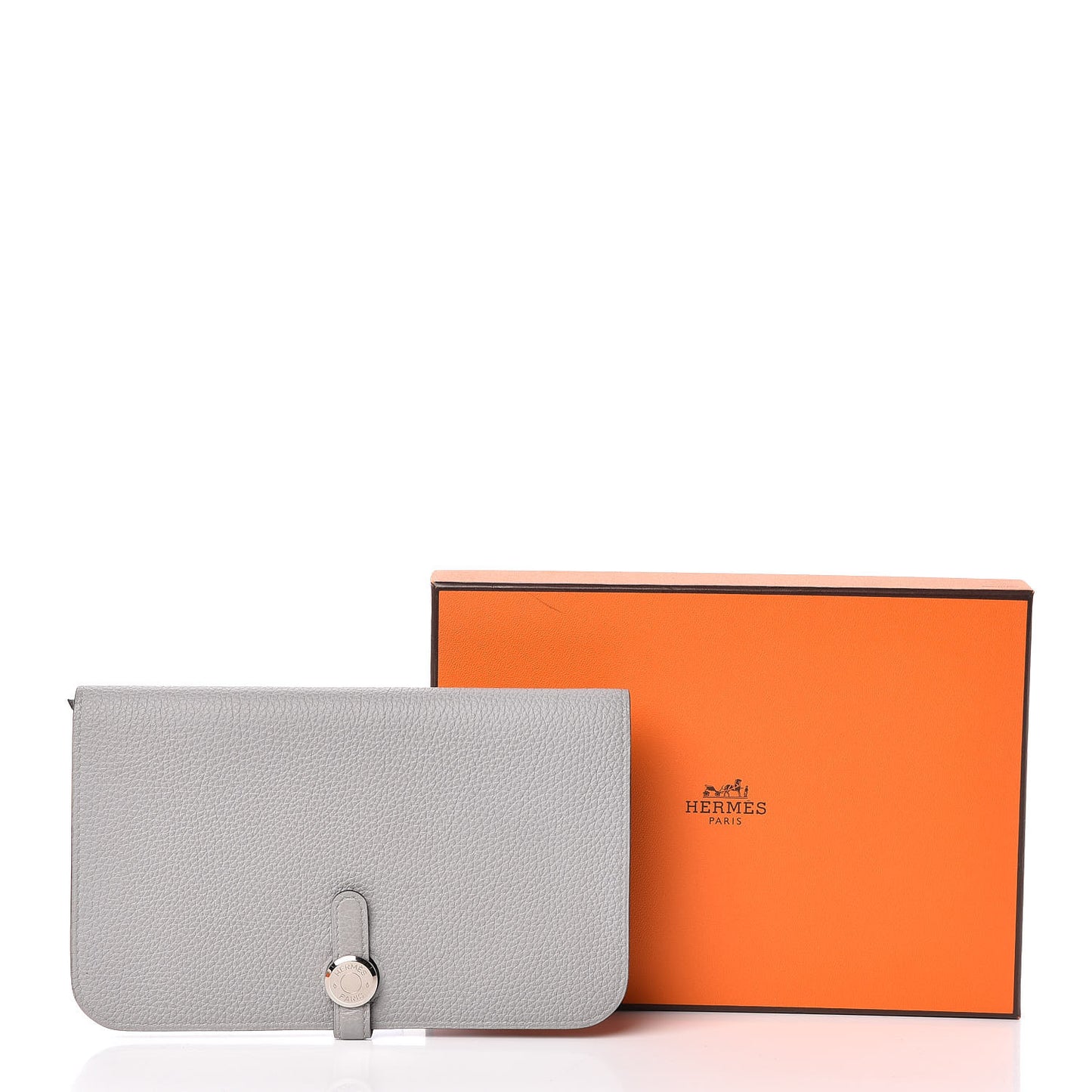 Togo Dogon Duo Wallet Bleu Glacier