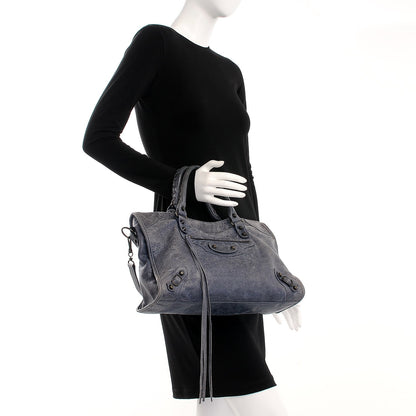 Balenciaga Agneau Classic Hardware City Bleu Roi 3 of 11