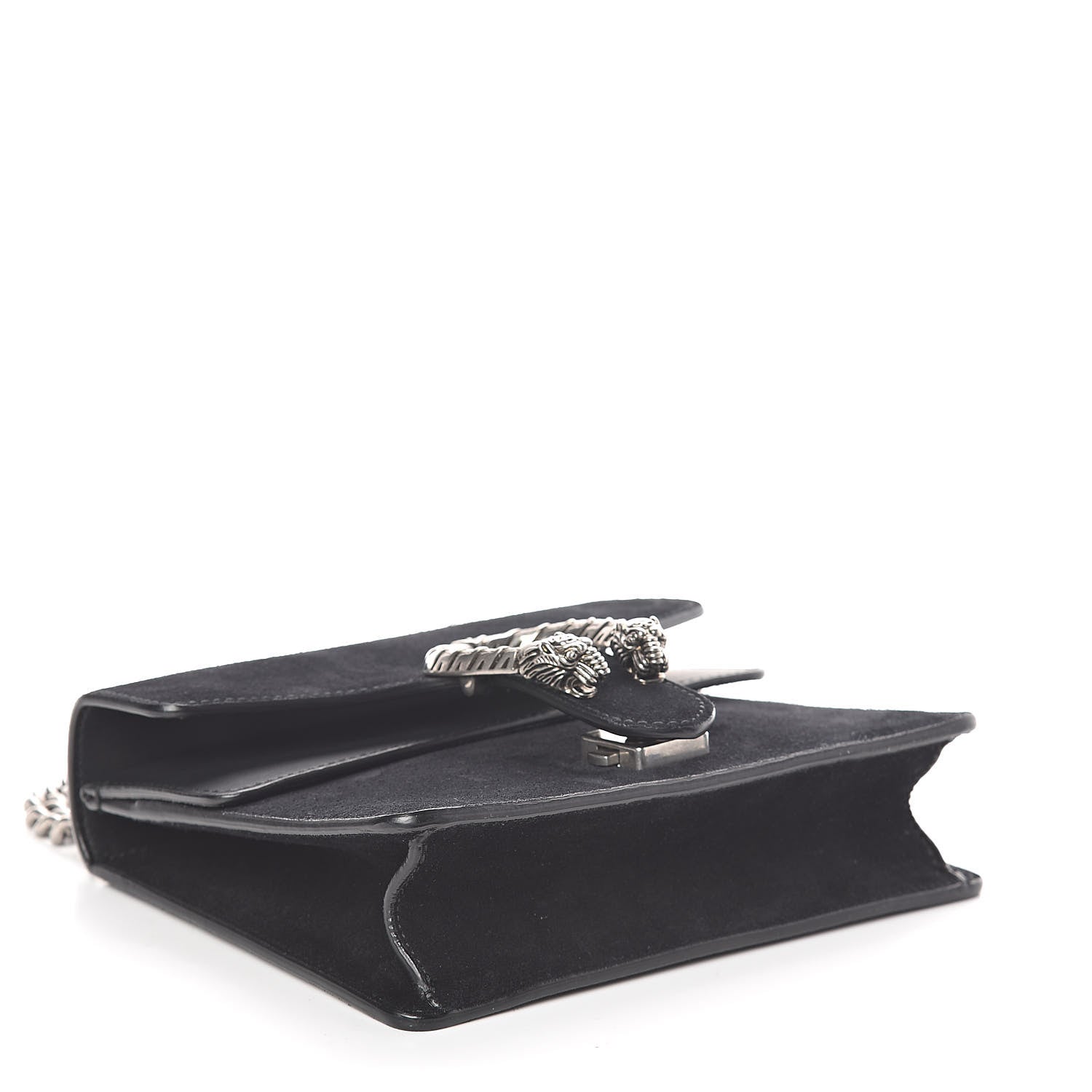 Gucci Suede Mini Dionysus Shoulder Bag Black 4 of 9