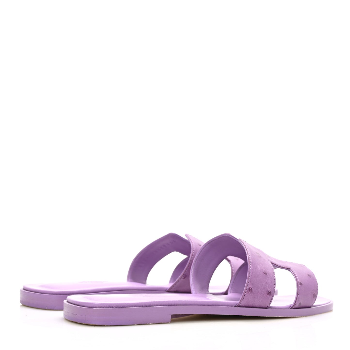 Ostrich Oran Sandals 38.5 Violet