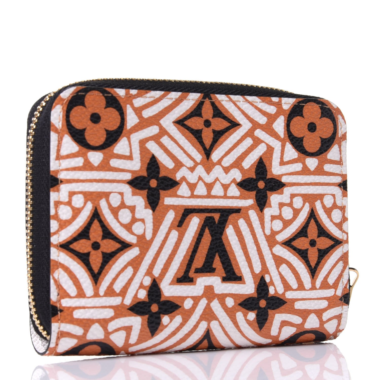 Louis Vuitton Monogram Giant Crafty Zippy Coin Purse Creme Caramel 2 of 3