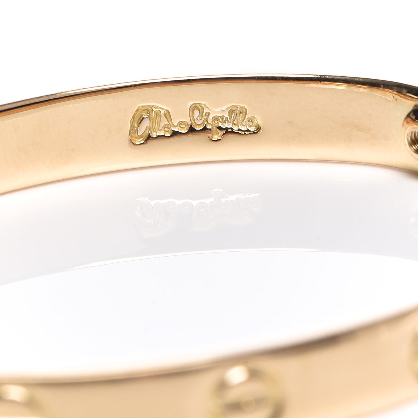 18K Yellow Gold Aldo Cipullo LOVE Bracelet 16