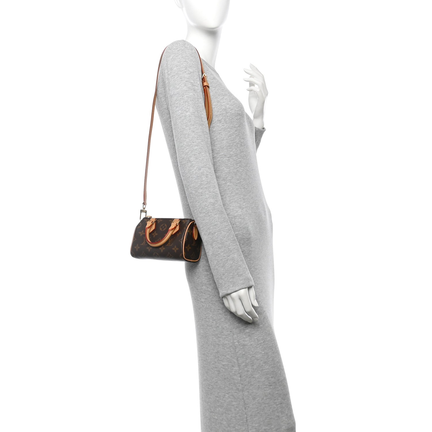 Louis Vuitton Monogram Nano Speedy Bandouliere 2 of 10