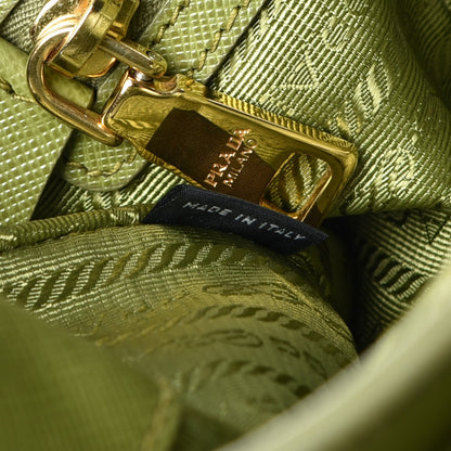 Prada Saffiano Lux Large Tote Edera 7 of 14