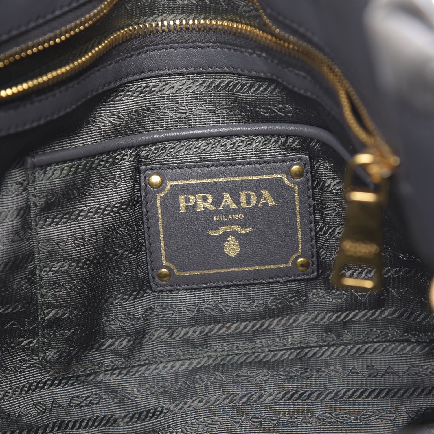 Prada Tessuto Nylon Gaufre Tote Mercurio 6 of 15