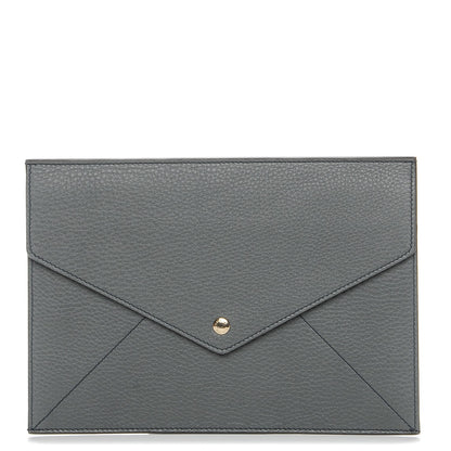 Gucci Pebbled Calfskin Soho Document Holder Grey 1 of 7